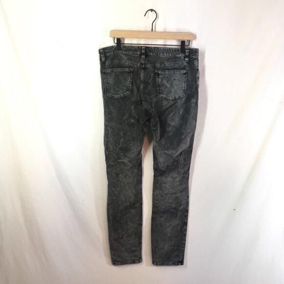 EILEEN FISHER Acid Wash Skinny Velvet Pants Size 6 - Picture 4 of 5